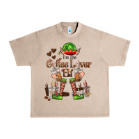 French Oak im the coffee lover elf Urban Heavy Tee - FaDigitalArtStudio