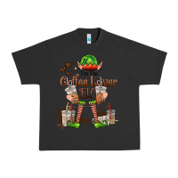 Pigment Black im the coffee lover elf Urban Heavy Tee - FaDigitalArtStudio