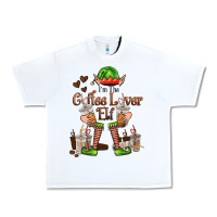 White im the coffee lover elf Urban Heavy Tee - FaDigitalArtStudio
