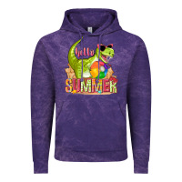 Cloud Purple hello summer rex Vintage Hoodie - texasbilliewilder