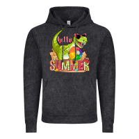 Vintage Black hello summer rex Vintage Hoodie - texasbilliewilder