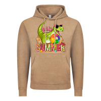 Vintage Coffee hello summer rex Vintage Hoodie - texasbilliewilder