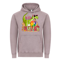 Vintage Zinc hello summer rex Vintage Hoodie - texasbilliewilder