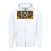 White western heifer mom with sunflowers and turquoise license plate Zipper Hoodie - Artiststas