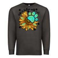 Smoke life is better with cats Premium Sweatshirt - NancyCooperArtShop