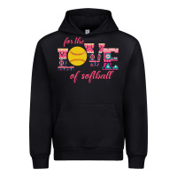 Black For The Love Of Softball Urban Hoodie - Bettercallsaul