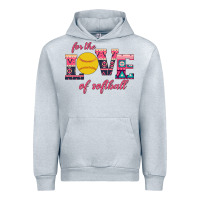 Heather Grey For The Love Of Softball Urban Hoodie - Bettercallsaul