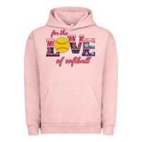 Pigment Salmon For The Love Of Softball Urban Hoodie - Bettercallsaul