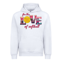 White For The Love Of Softball Urban Hoodie - Bettercallsaul