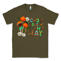 Army Green grow your own way Classic Tee - AdoDesignShop