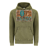 Vintage Olive love rodeo gemstone Vintage Hoodie - RanaPortraitStore