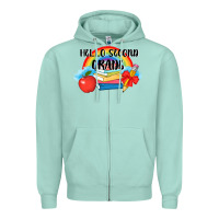 Seafoam back to school hello second grade 3200x2400 Zipper Hoodie - AdoDesignShop
