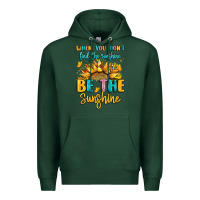 Sports Green when you dont find the sunshine be the sunshine Premium Hoodie - LillyAllenDesigns