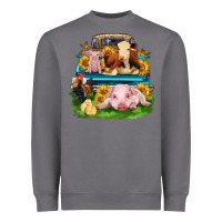 Storm farm truck animals Heavyweight Sweatshirt - Zillion Design Studio