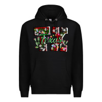 Black texas tx christmas Premium Hoodie - AdoDesignShop
