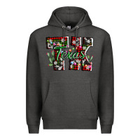 Charcoal Heather texas tx christmas Premium Hoodie - AdoDesignShop