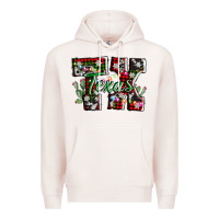 Pale Pink texas tx christmas Premium Hoodie - AdoDesignShop