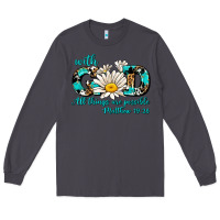 Smoke with god all things are possible daisy Long Sleeve Tee - AdoDesignShop