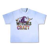 Grape Ice Witches Be Crazy Urban Heavy Tee - CowhideDigitalArt