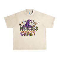 Sandshell Witches Be Crazy Urban Heavy Tee - CowhideDigitalArt