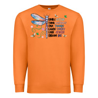 Dragonfly Smile Tink Give Laugh Love Dream Premium Sweatshirt | Teevron