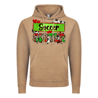 Vintage Coffee soccer sister with leopard Vintage Hoodie - Zillion Design Studio