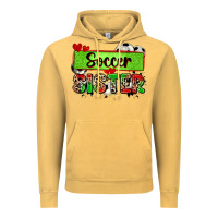 Vintage Mustard soccer sister with leopard Vintage Hoodie - Zillion Design Studio