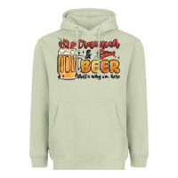 Matcha crawfish and beer that's why i'm here Heavyweight Hoodie - MaliasSmallBusiness