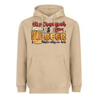 Mushroom crawfish and beer that's why i'm here Heavyweight Hoodie - MaliasSmallBusiness