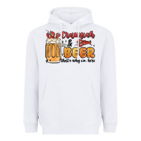 White crawfish and beer that's why i'm here Heavyweight Hoodie - MaliasSmallBusiness