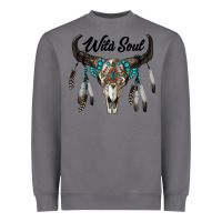 Storm wild soul boho skull Heavyweight Sweatshirt - RanaPortraitStore