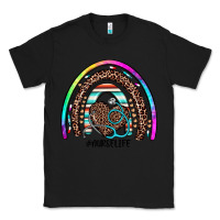 Black nurse life rainbow Classic Tee - JahusDesignShop