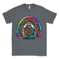 Charcoal Heather nurse life rainbow Classic Tee - JahusDesignShop