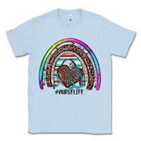 Dusty Blue nurse life rainbow Classic Tee - JahusDesignShop