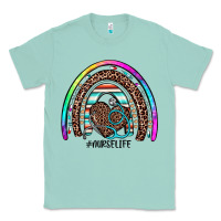 Seafoam nurse life rainbow Classic Tee - JahusDesignShop