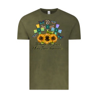 Vintage Olive because he lives i can face tomorrow Vintage Tee - CowhideDigitalArt