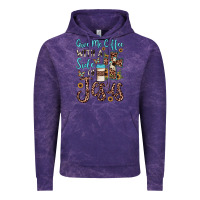 Cloud Purple give me coffee with a side of jesus Vintage Hoodie - JahusDesignShop