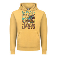 Vintage Mustard give me coffee with a side of jesus Vintage Hoodie - JahusDesignShop