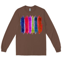Chestnut Colored Jute Brush Strokes Long Sleeve Tee - Bettercallsaul