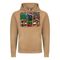 Vintage Camel merry christmas black angus cattle and farm Vintage Hoodie - RanaPortraitStore