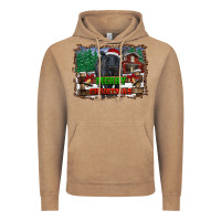 Vintage Coffee merry christmas black angus cattle and farm Vintage Hoodie - RanaPortraitStore