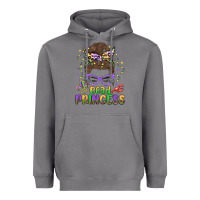 Storm bead princess messy bun mardi gras Heavyweight Hoodie - MaliasSmallBusiness