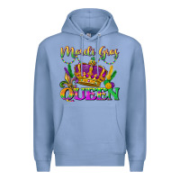 Colony Blue mardi gras queen Premium Hoodie - LillyAllenDesigns