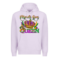 Lilac mardi gras queen Premium Hoodie - LillyAllenDesigns