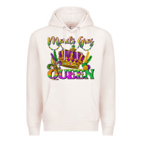 Pale Pink mardi gras queen Premium Hoodie - LillyAllenDesigns