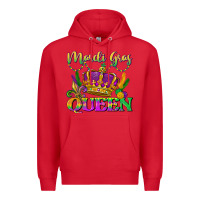 Red mardi gras queen Premium Hoodie - LillyAllenDesigns