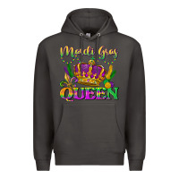 Smoke mardi gras queen Premium Hoodie - LillyAllenDesigns