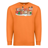 Carrot christmas cookie coffe cups Premium Sweatshirt - MaliasSmallBusiness