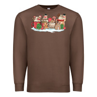 Chestnut christmas cookie coffe cups Premium Sweatshirt - MaliasSmallBusiness