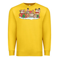 Lemon christmas cookie coffe cups Premium Sweatshirt - MaliasSmallBusiness
